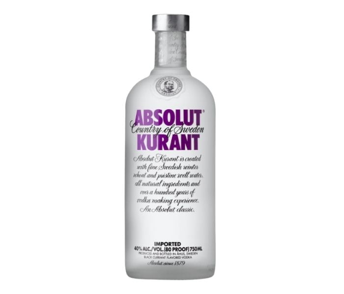 Vodka Absolut Kurant – Licores Chile